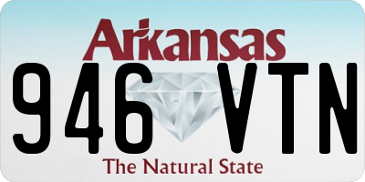 AR license plate 946VTN