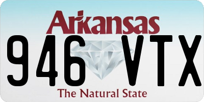 AR license plate 946VTX