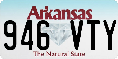AR license plate 946VTY