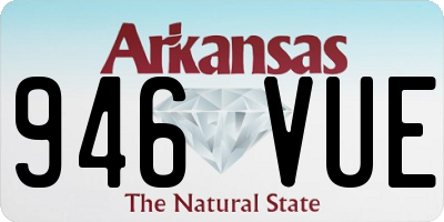 AR license plate 946VUE