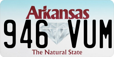 AR license plate 946VUM