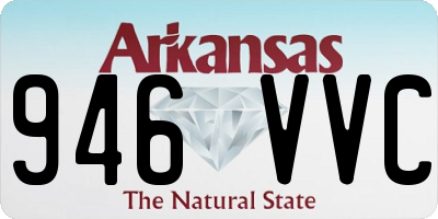 AR license plate 946VVC