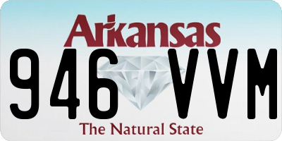 AR license plate 946VVM