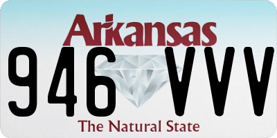 AR license plate 946VVV
