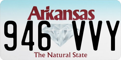 AR license plate 946VVY
