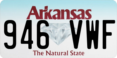 AR license plate 946VWF