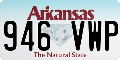 AR license plate 946VWP