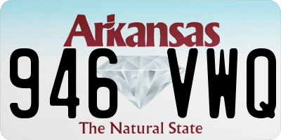 AR license plate 946VWQ