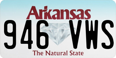 AR license plate 946VWS