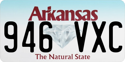 AR license plate 946VXC