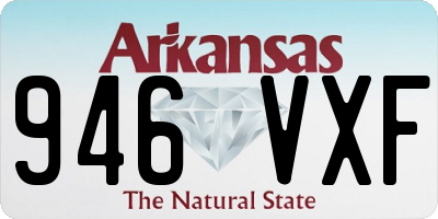 AR license plate 946VXF