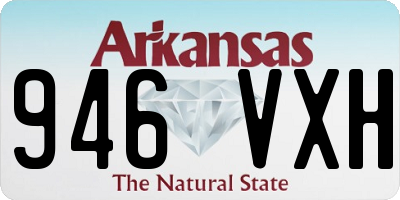 AR license plate 946VXH
