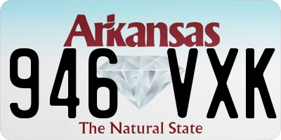 AR license plate 946VXK