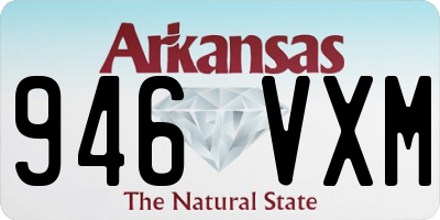 AR license plate 946VXM