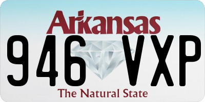 AR license plate 946VXP