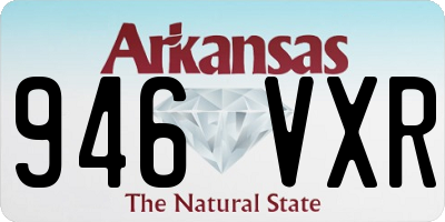 AR license plate 946VXR