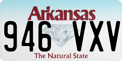 AR license plate 946VXV