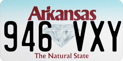 AR license plate 946VXY