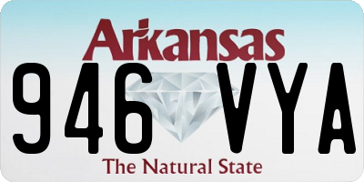AR license plate 946VYA