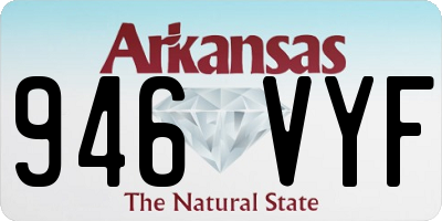 AR license plate 946VYF