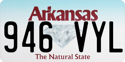 AR license plate 946VYL
