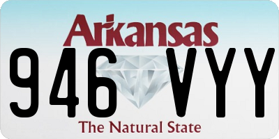AR license plate 946VYY