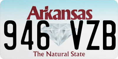 AR license plate 946VZB