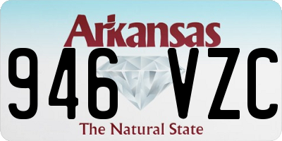 AR license plate 946VZC