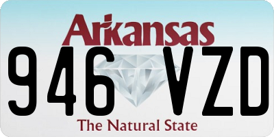 AR license plate 946VZD