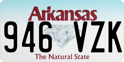 AR license plate 946VZK