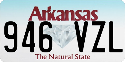 AR license plate 946VZL