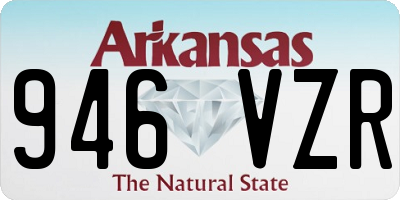 AR license plate 946VZR