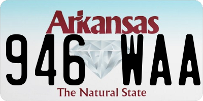 AR license plate 946WAA