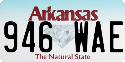 AR license plate 946WAE