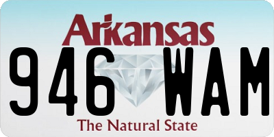 AR license plate 946WAM