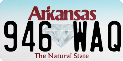 AR license plate 946WAQ