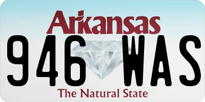 AR license plate 946WAS