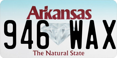 AR license plate 946WAX