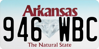 AR license plate 946WBC