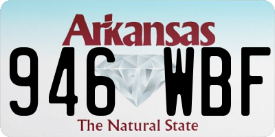 AR license plate 946WBF