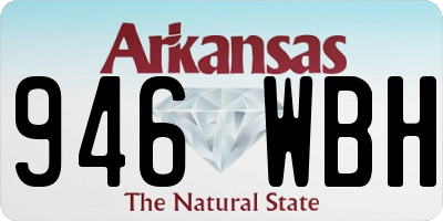 AR license plate 946WBH