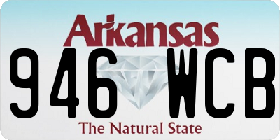 AR license plate 946WCB