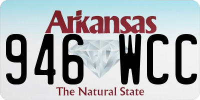 AR license plate 946WCC