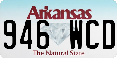 AR license plate 946WCD