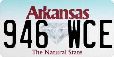 AR license plate 946WCE
