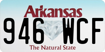 AR license plate 946WCF