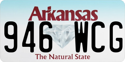 AR license plate 946WCG