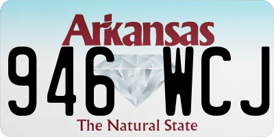 AR license plate 946WCJ
