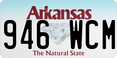 AR license plate 946WCM