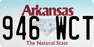 AR license plate 946WCT